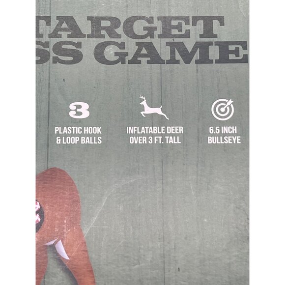 Big Buck Target Toss Game By Reward Lodge Inflatable Outdoor Family Party Activi - Picture 3 of 4